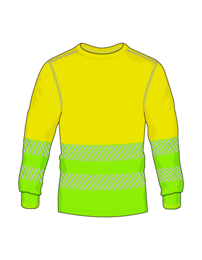 Vision Combi Plus - Camiseta alta visibilidad amarilla verde